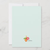 Luau Tiki Party Einladung (Rückseite)