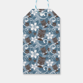 LUAU TIKI PATTERN (BLAU) GESCHENKANHÄNGER