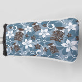 LUAU TIKI PATTERN (BLAU) GOLF HEADCOVER (Vorderseite)