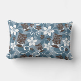 LUAU TIKI PATTERN (BLAU) LENDENKISSEN