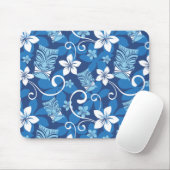 LUAU TIKI PATTERN (BLAU) MOUSEPAD (Mit Mouse)