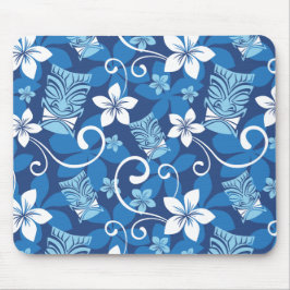 LUAU TIKI PATTERN (BLAU) MOUSEPAD