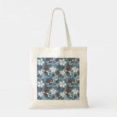 LUAU TIKI PATTERN (BLAU) TRAGETASCHE (Rückseite)