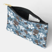 LUAU TIKI PATTERN (BLAU) ZUBEHÖRTASCHE (Offen)