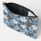 LUAU TIKI PATTERN (BLAU) ZUBEHÖRTASCHE (Offen)