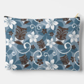 LUAU TIKI PATTERN (BLAU) ZUBEHÖRTASCHE (Rückseite)