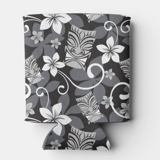 LUAU TIKI PATTERN (CHARCOAL) DOSENKÜHLER (Rückseite)