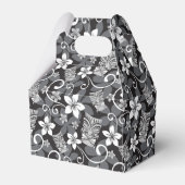 LUAU TIKI PATTERN (CHARCOAL) GESCHENKSCHACHTEL (Vorderseite)