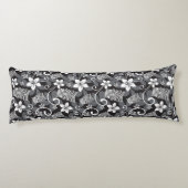 LUAU TIKI PATTERN (CHARCOAL) SEITENSCHLÄFERKISSEN (Rückseite)