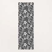 LUAU TIKI PATTERN (CHARCOAL) YOGAMATTE (Vorderseite)