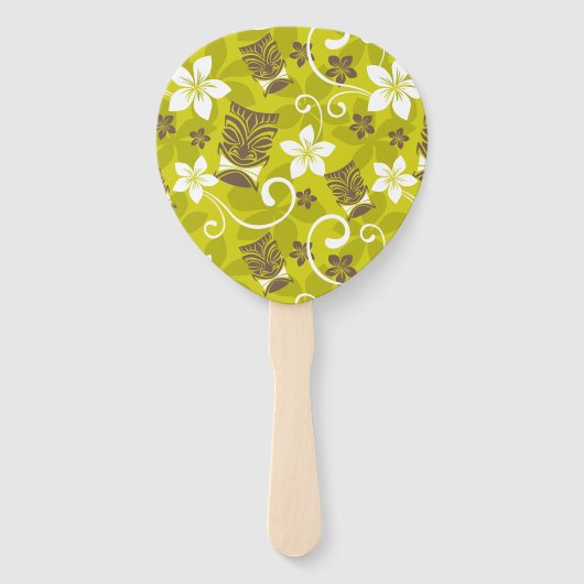 LUAU TIKI PATTERN FÄCHER (Rückseite)