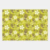 LUAU TIKI PATTERN GESCHENKPAPIER SET (Vorderseite 3)