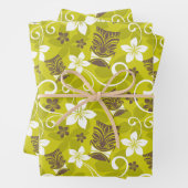 LUAU TIKI PATTERN GESCHENKPAPIER SET (Beispiel)
