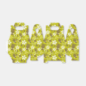 LUAU TIKI PATTERN GESCHENKSCHACHTEL (Ungefaltet)