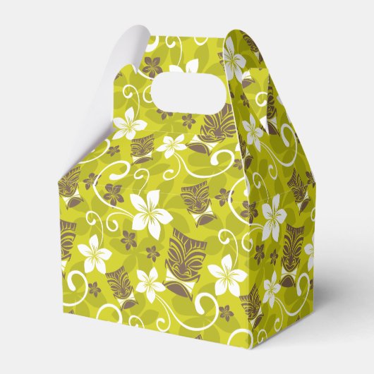 LUAU TIKI PATTERN GESCHENKSCHACHTEL (Vorderseite)