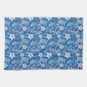 LUAU TIKI PATTERN (HELLBLAU) GESCHIRRTUCH (Horizontal)