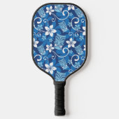 LUAU TIKI PATTERN (HELLBLAU) PICKLEBALL SCHLÄGER (Vorderseite)