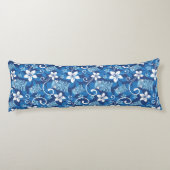 LUAU TIKI PATTERN (HELLBLAU) SEITENSCHLÄFERKISSEN (Rückseite)