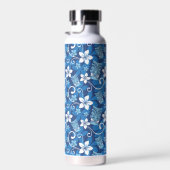 LUAU TIKI PATTERN (HELLBLAU) TRINKFLASCHE (Rechts)