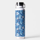 LUAU TIKI PATTERN (HELLBLAU) TRINKFLASCHE (Rückseite)