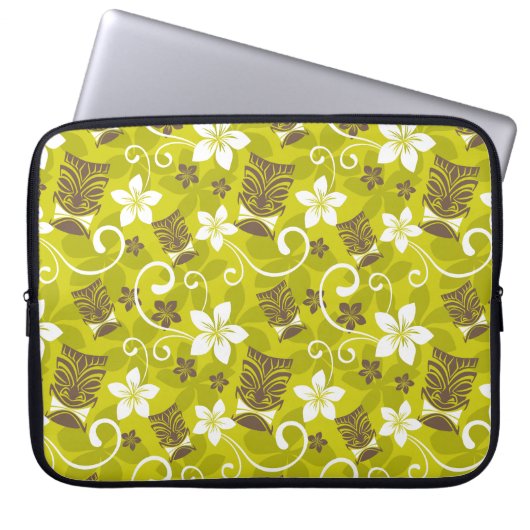 LUAU TIKI PATTERN LAPTOPSCHUTZHÜLLE (Vorderseite)