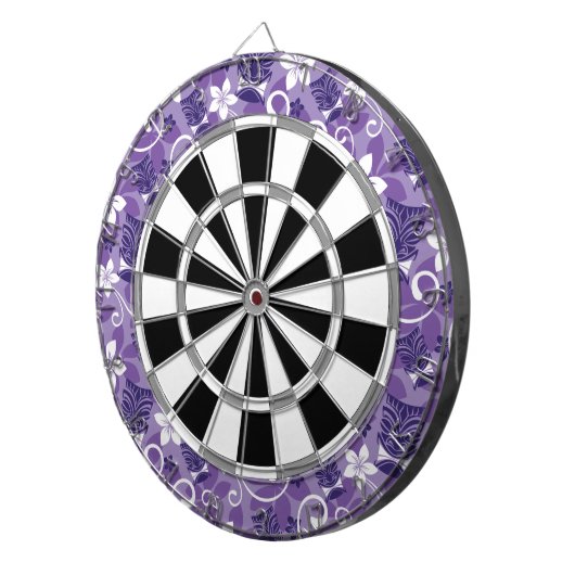 LUAU TIKI PATTERN (LILA) DARTSCHEIBE (Vorderseite rechts)