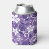 LUAU TIKI PATTERN (LILA) DOSENKÜHLER (Kanne Vorderseite)