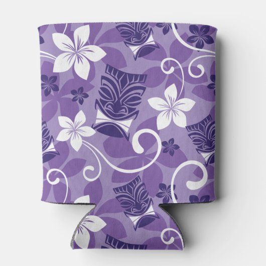 LUAU TIKI PATTERN (LILA) DOSENKÜHLER (Rückseite)
