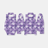 LUAU TIKI PATTERN (LILA) GESCHENKSCHACHTEL (Ungefaltet)