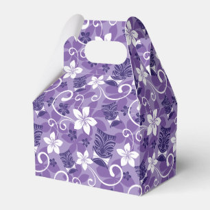 LUAU TIKI PATTERN (LILA) GESCHENKSCHACHTEL