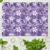 LUAU TIKI PATTERN (LILA) GESCHIRRTUCH (Gefaltet)