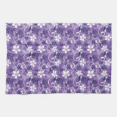 LUAU TIKI PATTERN (LILA) GESCHIRRTUCH (Horizontal)