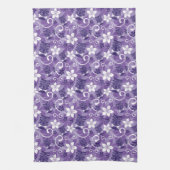 LUAU TIKI PATTERN (LILA) GESCHIRRTUCH (Vertikal)