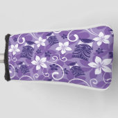 LUAU TIKI PATTERN (LILA) GOLF HEADCOVER (Vorderseite)