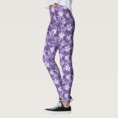 LUAU TIKI PATTERN (LILA) LEGGINGS (Links)