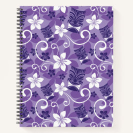 LUAU TIKI PATTERN (LILA) NOTIZBLOCK
