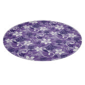 LUAU TIKI PATTERN (LILA) SCHNEIDEBRETT (Ecke)