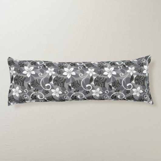 LUAU TIKI PATTERN (LILA) SEITENSCHLÄFERKISSEN (Rückseite)