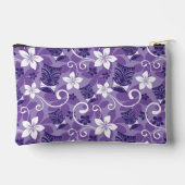 LUAU TIKI PATTERN (LILA) ZUBEHÖRTASCHE (Rückseite)