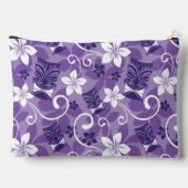 LUAU TIKI PATTERN (LILA) ZUBEHÖRTASCHE (Rückseite)
