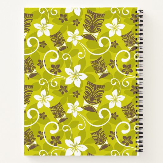 LUAU TIKI PATTERN NOTIZBLOCK (Rückseite)