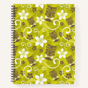 LUAU TIKI PATTERN NOTIZBLOCK