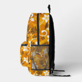 LUAU TIKI PATTERN (ORANGE) BEDRUCKTER RUCKSACK (Rechts)