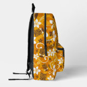 LUAU TIKI PATTERN (ORANGE) BEDRUCKTER RUCKSACK (Links)