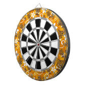 LUAU TIKI PATTERN (ORANGE) DARTSCHEIBE (Vorderseite rechts)
