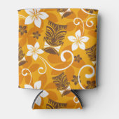 LUAU TIKI PATTERN (ORANGE) DOSENKÜHLER (Vorderseite)