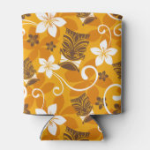 LUAU TIKI PATTERN (ORANGE) DOSENKÜHLER (Rückseite)