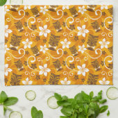 LUAU TIKI PATTERN (ORANGE) GESCHIRRTUCH (Gefaltet)