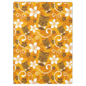 LUAU TIKI PATTERN (ORANGE) KLEMMBRETT (Rückseite)