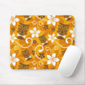 LUAU TIKI PATTERN (ORANGE) MOUSEPAD (Mit Mouse)